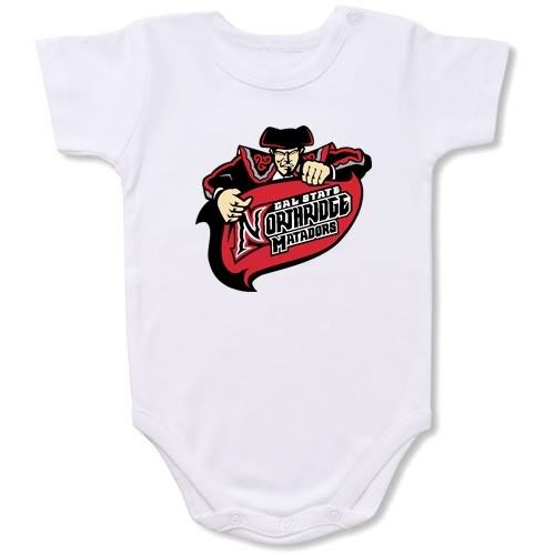 Cal State Northridge Matadors  Baby Bodysuit Creeper #01